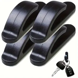 8pcs Black Car Truck Self Adhesive Hooks - Car Storage Organizer, Convenient Bag and Purse Organizer for Car Interior, Car Trunk Organizer, Car Seat Organizer