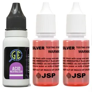 2 JSP Silver Jewelry Test Acid Testing Sterling Jewelry Solution w/ Neutralizer