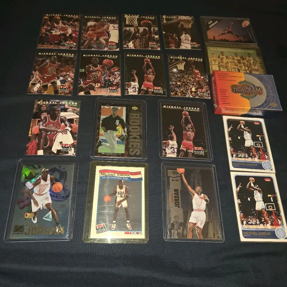 Michael Jordan Card Collection – Vintage USA Basketball, NBA Hoops & More