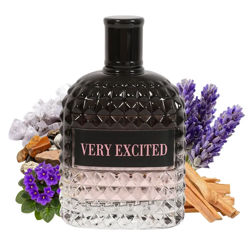 Very Excited Black Spray Perfume Eau de Toilette for Men 100nl/3.4fl.oz. - Men's Fragrance