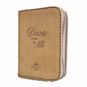 Nueva Biblia Reina Valera 1960 en tamano mini bolsillo con Cierre, Indice, Senti Piel en color Cafe claro/ Pocket Size Bible Spanish Mini Bible (Spanish Edition)