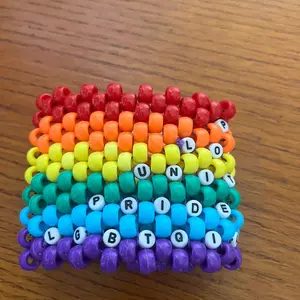 Pride cuff with words!