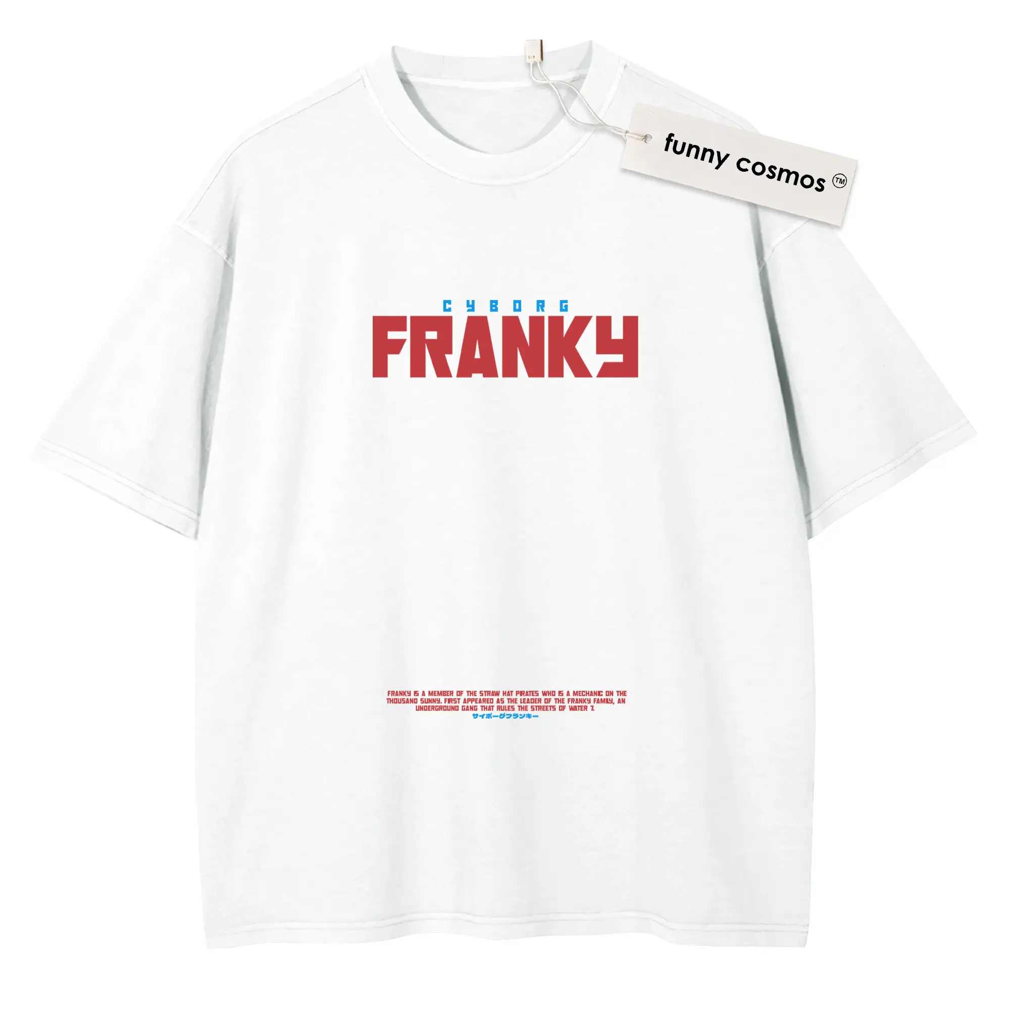 One Piece Shirt Franky Shirt Anime Shirt Cotton Tee Sweatshirt