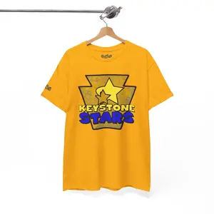 Keystone Stars Unisex Heavy Cotton Tee, Graphic Tee, Casual Wear, Gift for Him/Her, Birthday Gift, Festival Apparel
