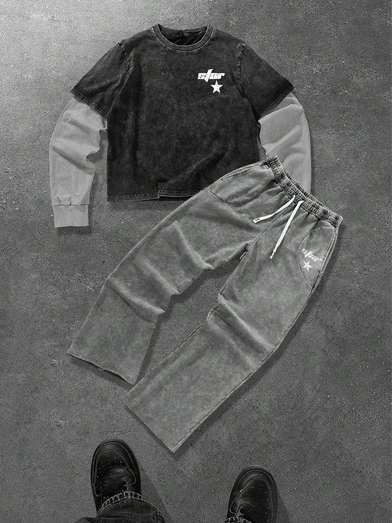 Two-Piece Set Men's Camo Print Sweatshirt & Sweatpants Set, Regular Fit Casual Long Sleeve Pullover & Jogger Pants, Men's Two-piece Outfits for Daily Wear
