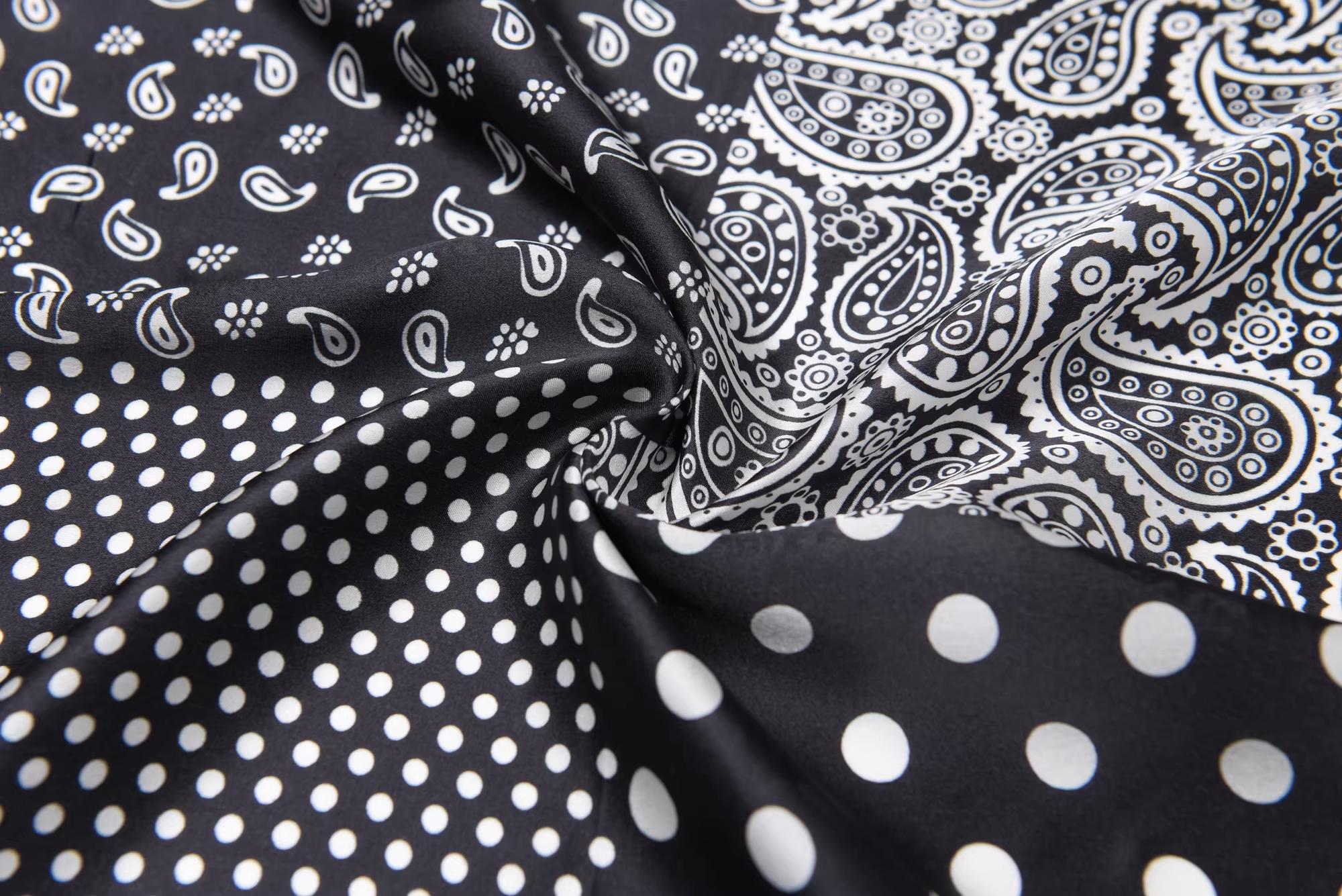 Hair Scarf 100% Mulberry Silk Head Scarf Paisley Scarf Set – Vintage Square Scarf with Tie, Outfit Upgrade Cityboy Style Shirt Necktie, Soft Small Necktie Trending Now