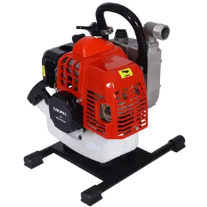 Portable 2-Stroke Gasoline Fuel Transfer Pump, 33cc Displacement, 1.2HP, 1-Inch Heavy-Duty Pump for Farm, Garden Use