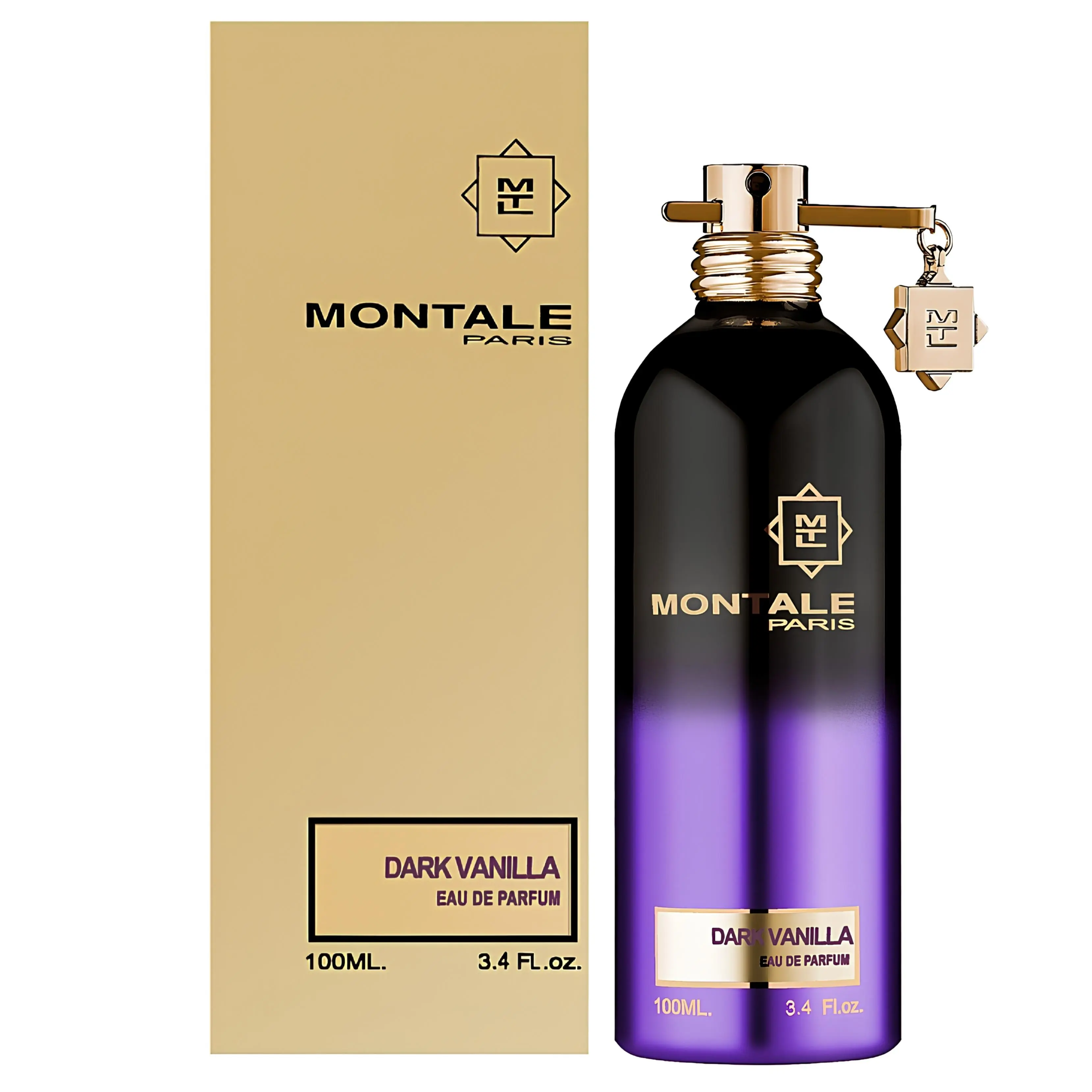 Montale Dark Vanilla for Unisex Eau de Parfum Spray, 3.4 Ounce
