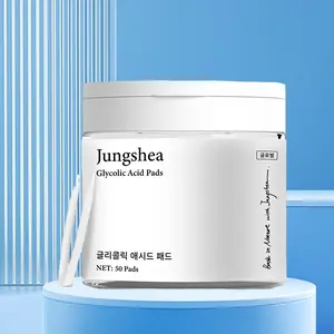 [Powerhouse Resurfacing] 20% Glycolic Acid Exfoliating Pads (50 Count) - Combat Acne/Blemishes | Smooth Texture | Deep Cleanse | Oil Control + Hydration