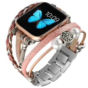 Lustrous Streamline Multi-Strap Watch Bracelet