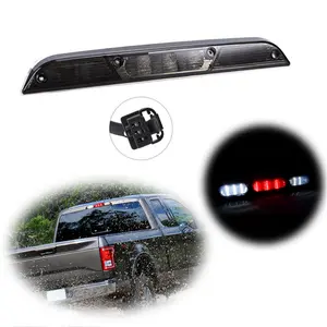 Full LED Black Replacement 3RD Third Brake Cargo Tail Light For Ford F150 2015 2016 2017 2018 2019 2020 Replace OEM FL3Z13A613B, FL3Z13A613C