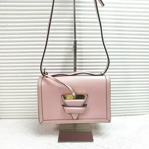 Pre-owned Calfskin Crossbody Bags Loewe Barcelona Shoulder Bag Leather Medium