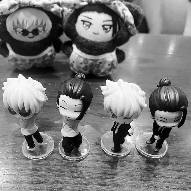 Action Standing Posture Modeling Gashapon Figures COS Anime Jujutsu Kaisen Gojou Getou Cartoon Ornaments Capsule Toys Kids Gifts