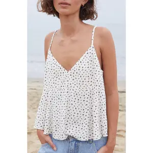 John Galt Women's Floral Tiffany Tank Top