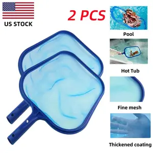 12" Swimming Pool Leaf Skimmer Net, Clean Pool, Spa, Pond, Remove Leaves, Debris