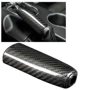 REAL Carbon Fiber Parking Brake Handbrake Cover For Ford Mustang 2015-2022