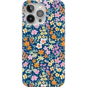 Casely iPhone 15 Pro Max Case | Full Bloom | Navy Floral | Compatible with MagSafe | Classic Ultra Thin Design