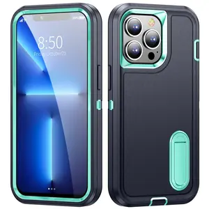 HAY Heavy Armor Shockproof Defend Phone Case For iPhone 11 12 13 14 15 16 17 Pro Max 7 8 Plus SE 2022 Xs XR Plastic TPU Back Cover