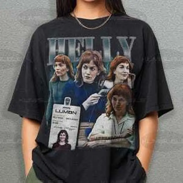 Severance Helly R Shirt, Severance Graphic Tee, Vintage Style Unisex Cotton Graphic Tee, Gift for TV Lovers, Lumon, Macrodata Refinement tee