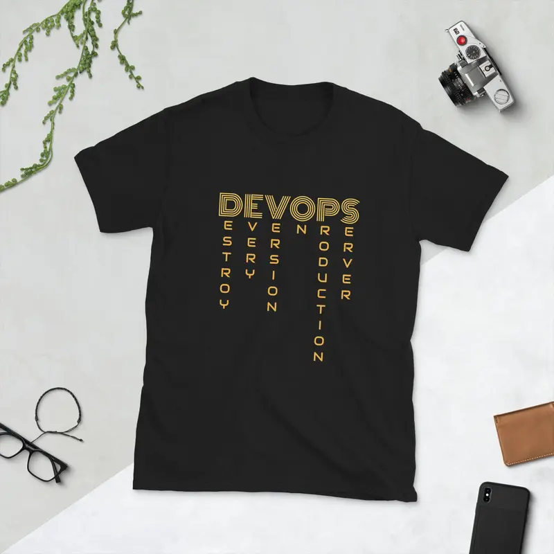 Devops Destroy Every Version On Production Server Shirt Developer Operations Engineer Geek Gift WSoftwDevel