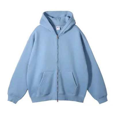 Boxy Zip Boyfriend Zip Up Hoodie Cozy Sweatfleece Boyfriend Boxy
