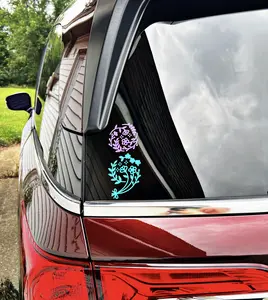 Floral Semicolon Decal