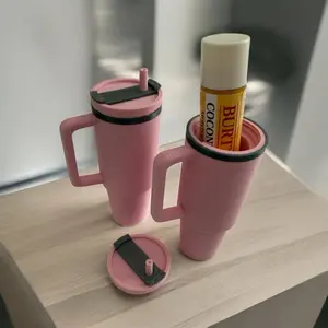 Mini Stanley Cup Chapstick Holder Charm - Fun 3D Printed Accessory for Lip Balm Storage Compact & Quirky Design United States Made