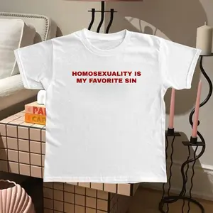 [ Sale up to 35%] + [Freeship] Homosexuality Baby Tee, Pride Shirt, Queer Shirt, LGBTQ Shirt, Gay Shirt, Trans Pride Shirt, Pride Month, Pride Merch, Lesbian Shirt