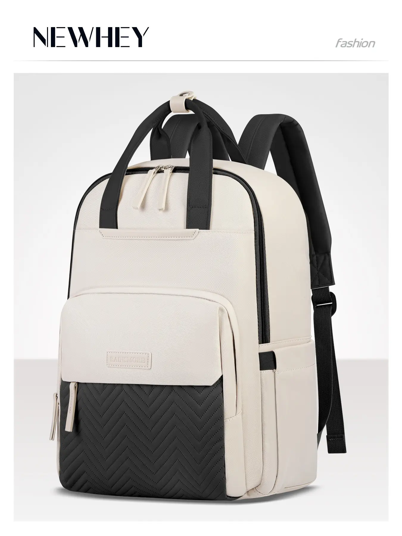 Women's Laptop Backpack 15.6 Inch, Waterproof Travel Bag with USB Port, Anti-Theft Design, Ideal for Teachers & Nurses, Multifunction Zip Backpack, Nurse Work Backpacks