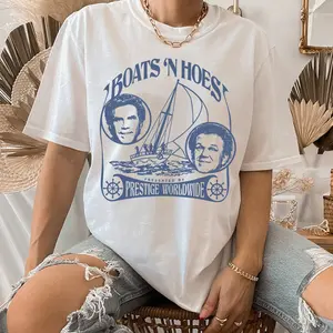 Step Brothers Movie Natural Shirt ,Boats N Hoes Prestige Worldwide