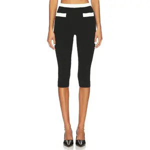 MAJORELLE Chanthra Capri in Black Multi