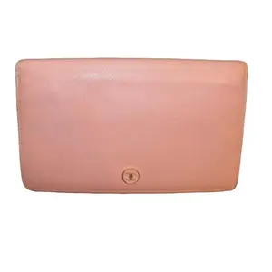 Pre-owned CHANEL leather small leather goods Authentic Vintage Long Wallet