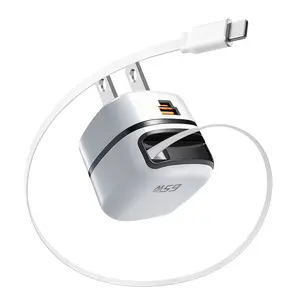 [Summervibes] 2026 65W Fast Charger 3 in 1 GaN Wall Charger,Retractable Wall Charger with Foldable Plug, Compatible for iPhone 17/16/15 & iPhone 14 and earlier models & Android devices Fast Charge for Indoor and Simultaneous Charging of Multiple Devices
