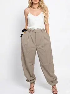 ChicChrve High Waist Relaxed Ankle PantsHigh Waisted Relaxed Fit Ankle Jogger Pants for WomenFlattering High Waist Relaxed Jogger Pants – Effortless Chic StyleSlimming High Waisted Loose Fit Ankle Pants for Women