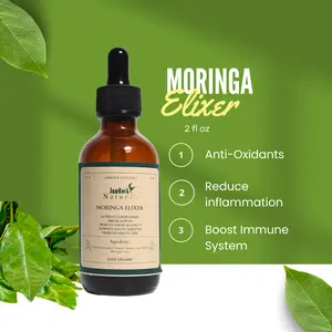 Moringa Oleifera Leaf (Miracle Tree) Tincture - Nature's Nutrient Powerhouse, 2 oz Healthcare Wellness Naturals