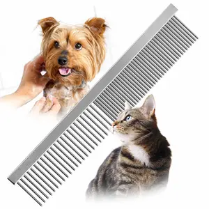 Jeffers Flat Back Pet Grooming Combs
