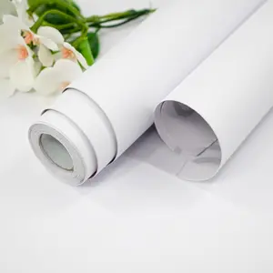 Matte Wallpaper Peel & Stick, Moisture-Proof Kitchen Counter Cabinet Wardrobe Liner, Thick Waterproof Contact Paper for Living Room Decor