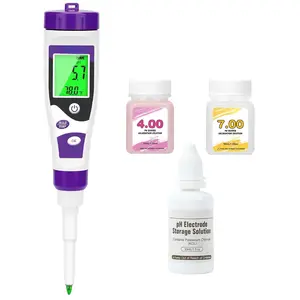 pH Meter, Digital pH Meter for  Fermentation Canning Cooking,  Sourdough pH Tester for Bread Cheese Sauces, Measure pH in Water, Brewing, Meat, Sausages, Pickles, Sushi Rice