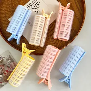 Two Bumble-Inspired Colorful Curling Iron Set, Root Volume Clips, Hair Curler, Instant Natural Volumizing, No Heat DIY Styling Tool, Kinky Roller Set