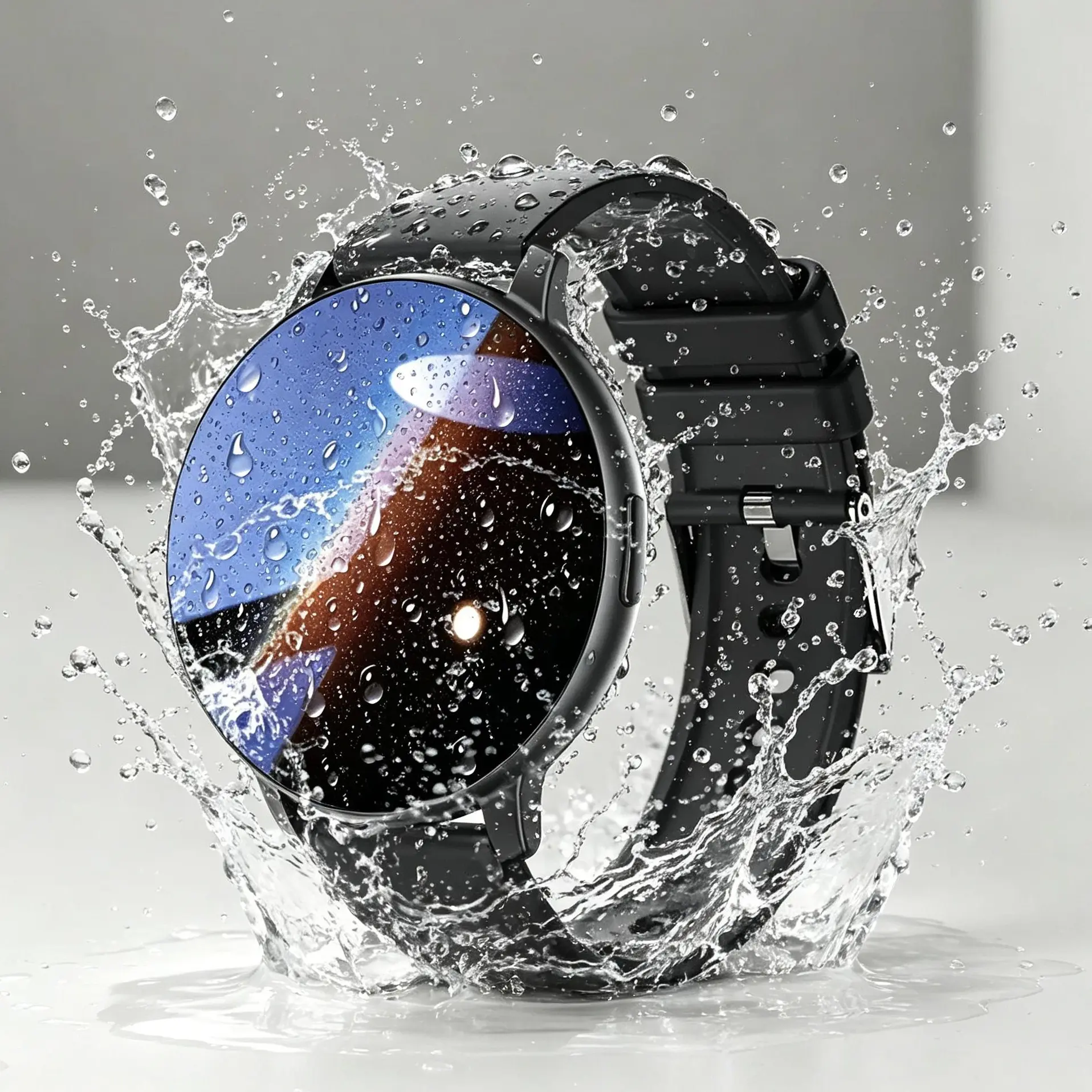 New Smart Watch, IP68 | Unisex | Valentine's Day Gift - Wireless Call/SMS/Multiple Sports Modes/Fitness Tracker, Compatible with iPhone and Android, USB Charging, Silicone Strap, Smart Connect, Modern Style, heart rate monitoring smartwatch