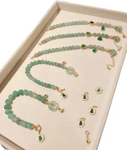 Green Jade Bracelet for Adults - can be three parts