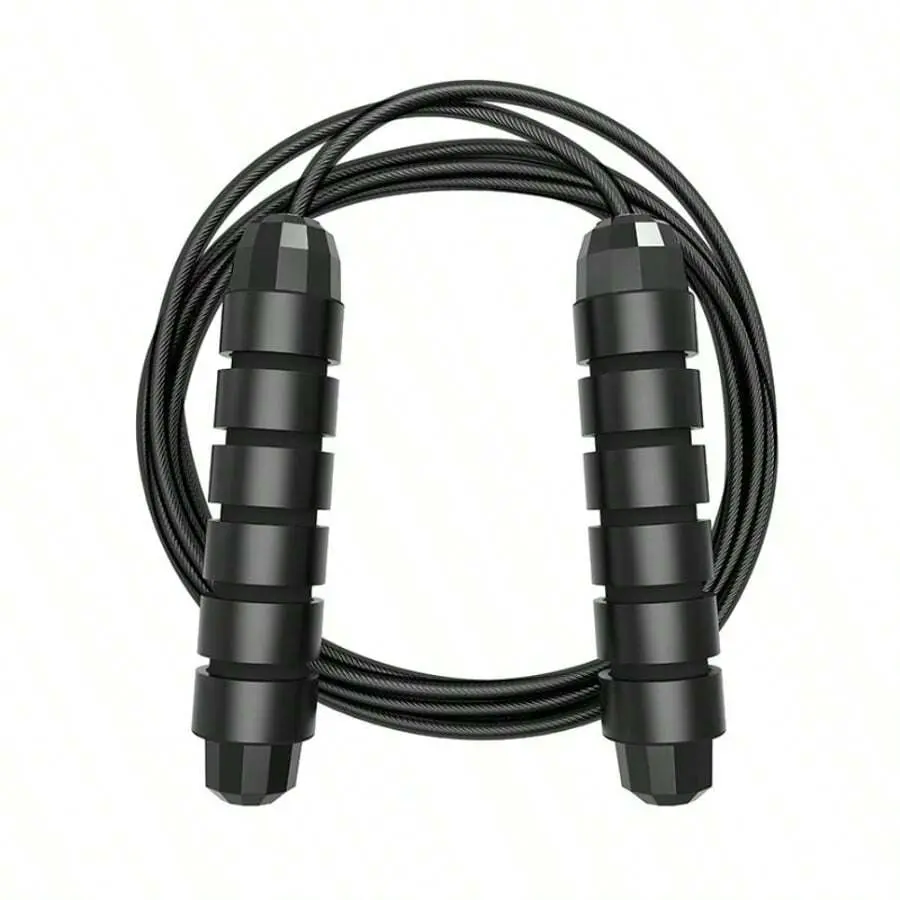 Portable Adjustable Jump Rope with Foam Non-Slip Handles 2.8m PVC Rope for Home Workout Fitness Equipment Lightweight Compact Design Perfect for HIIT Boxing Cardio or Daily Fitness jump rope
