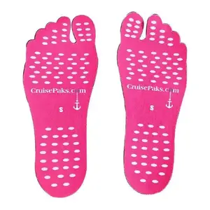 Barefoot Adhesive Foot Pads - Cruise Essentials | CruisePaks Outdoor Footwear Comfort