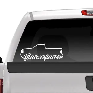 Guanajuato Truck Decal la mamalona trokita sticker white size: 12" inches by 4"inches