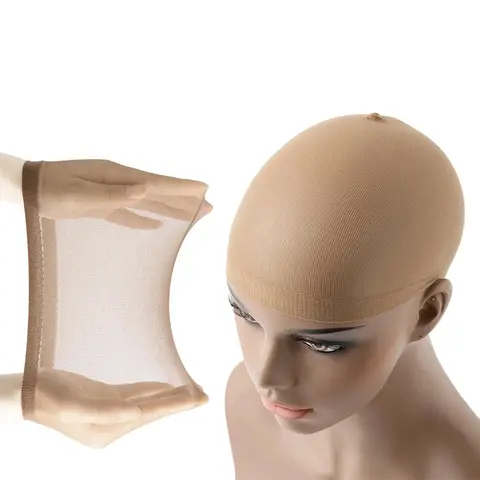 Women-Only HD Transparent Stocking Wig Cap - One Size, Stretchy Thinness, Ultra-Thin Breathable Comfortable Stocking Cap for Seamless Look, Daily Wear, Wig Accessories, Hairpiece