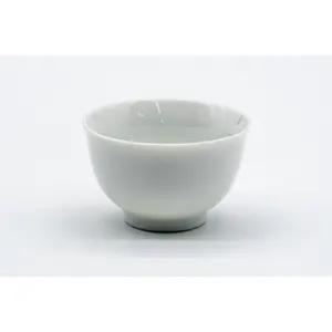 Japanese Teacup - White Porcelain Mino-yaki Yunomi - 60ml