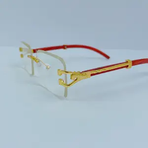 Simple Square Sunglasses for Men & Women, 2024 Summer New Trendy Sun Protective Glasses, Rimless Fashion School Accessories with Sunglasses, Travel Back To Storage Box & Package