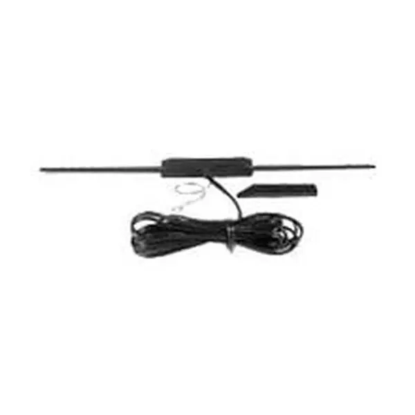 Metra 44UA200 Deluxe High-Performance AM-FM Amplified Antenna, Vehicle Accessories with Amplifier, Windshield Mount, Noise Reduction, Included Cable, Red LED Car Accessory