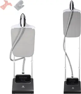 [Springglowup]3-in-1 Multi-Function Steam Iron Cleaner – Adjustable Angle and Height for Horizontal, Vertical, and Inclined Use, 6 Steam Levels, 2.5L Large Water Tank, 2100W Fast Heating,pink, clothing steamer iron