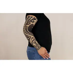 Fierce Beige Gradient Compression Arm Sleeve